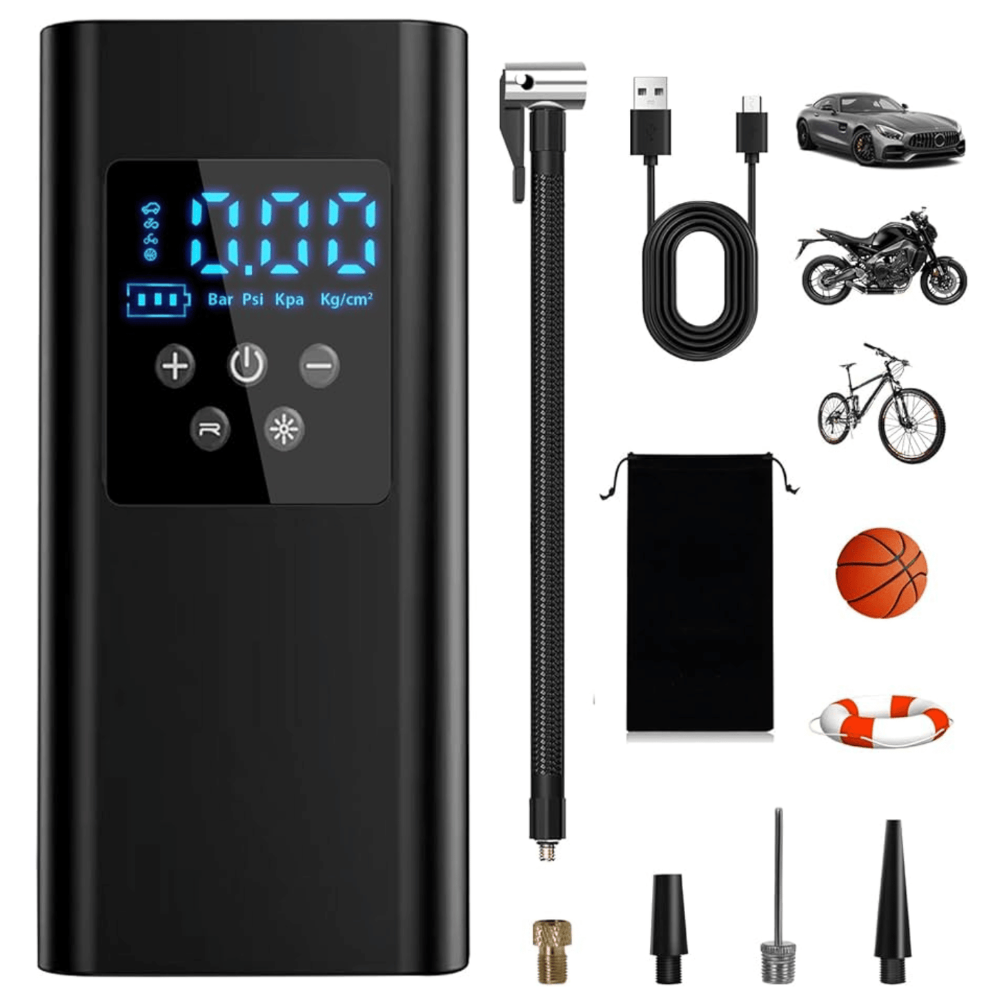 AirPump Pro — Compresor Portátil Digital para Carro y Moto